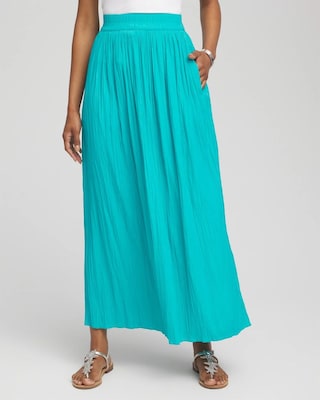 Pull-on Pleated Maxi Skirt | Chico's
